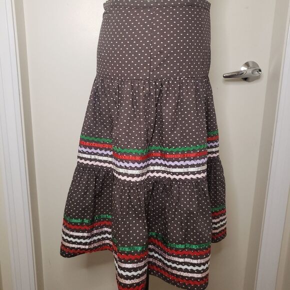 Polkadot Hearts Flirty Skirt - Picture 2 of 7